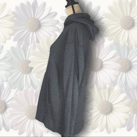 Nike Charcoal Hoodie - M - Embroidered Logo - Picture 3 of 13